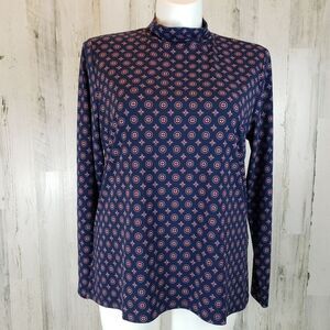 Appleseed's Mock Neck Top Sz XL